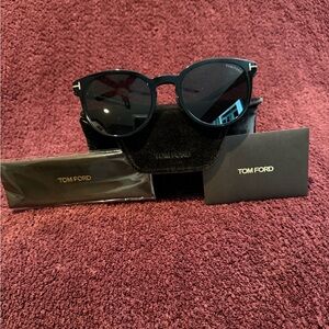 Tom Ford Black Sunglasses with Velvet Case